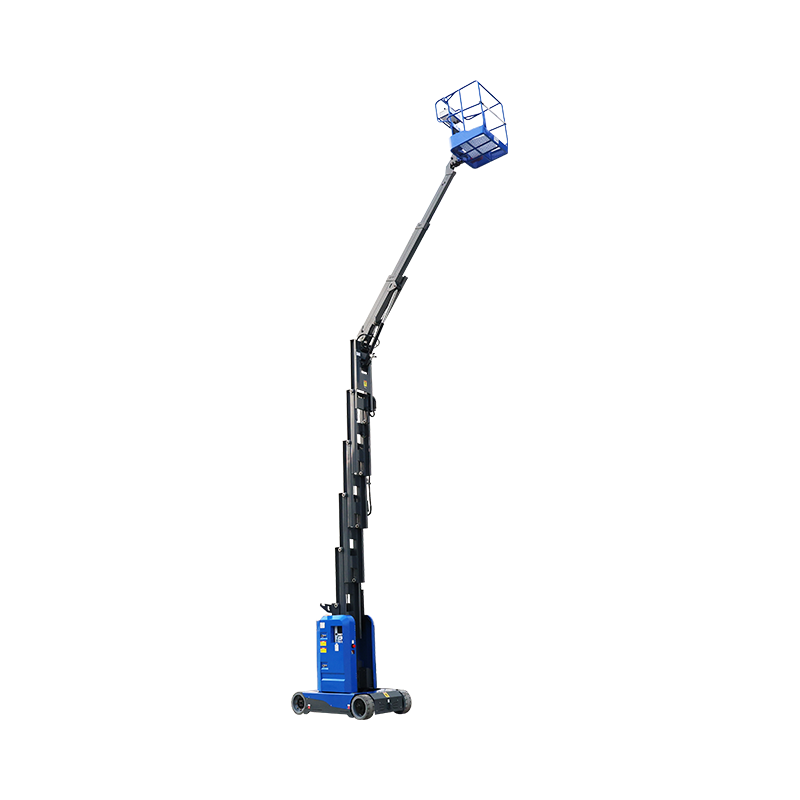 Forklift Mast Style Vertical Mast Lift With Jib AMWP13-7100 